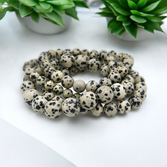 DALMATION JASPER BRACELET - Picture 2 of 8
